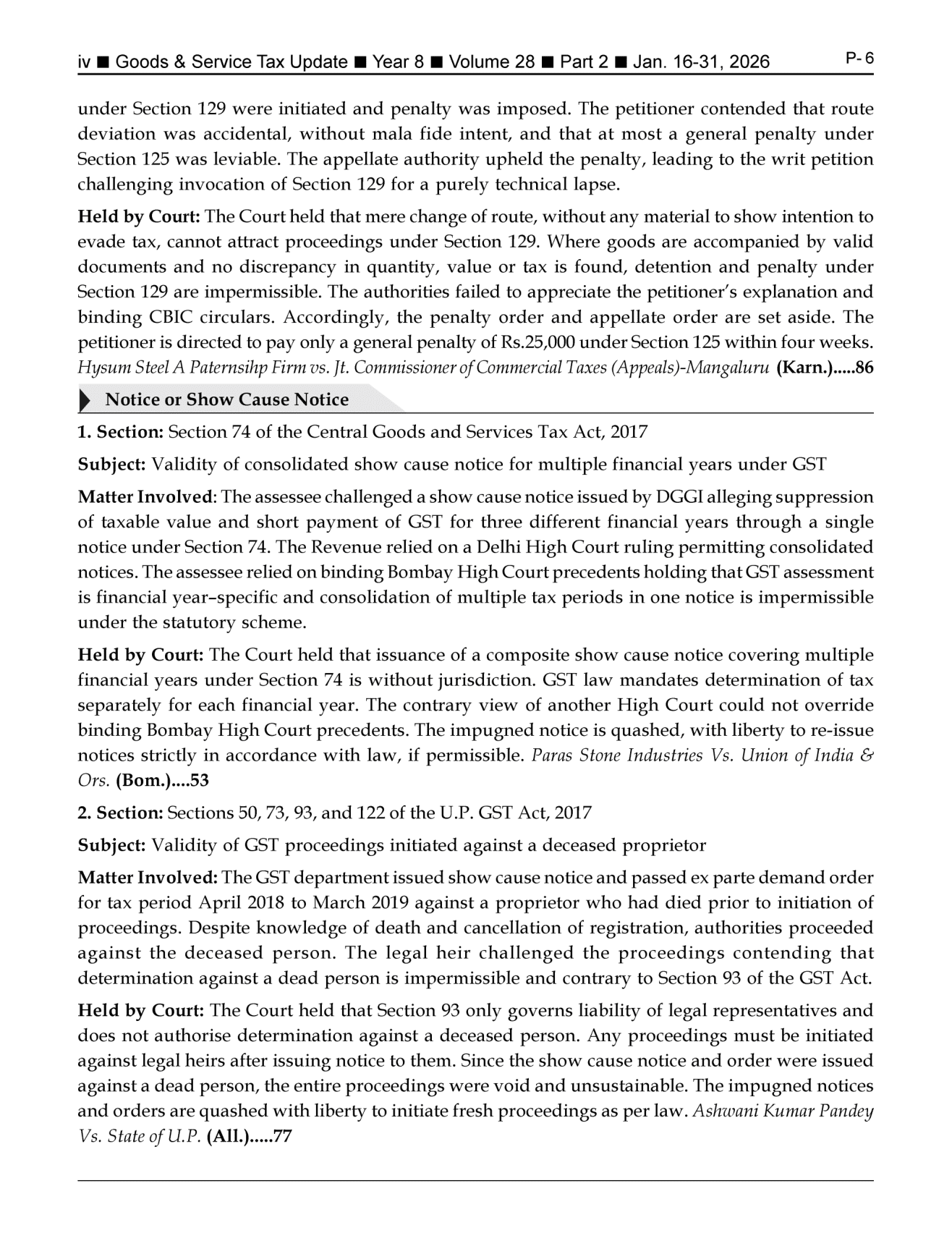 GST-Tax Update Magazine Page 4