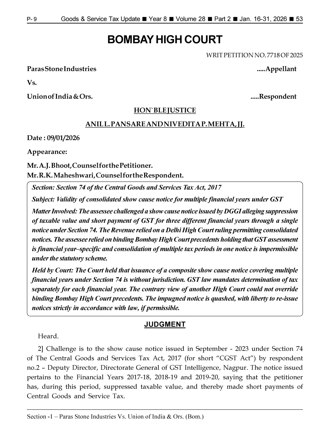 GST-Tax Update Magazine Page 7